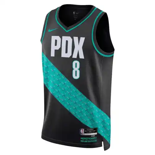Nike Swingman NBA Portland Trail Blazers 2025/26 Season Deni Avdija No. 8 City Edition Dri-FIT® Comfortable, Soft Moisture-wicking Basketball Vest Unisex