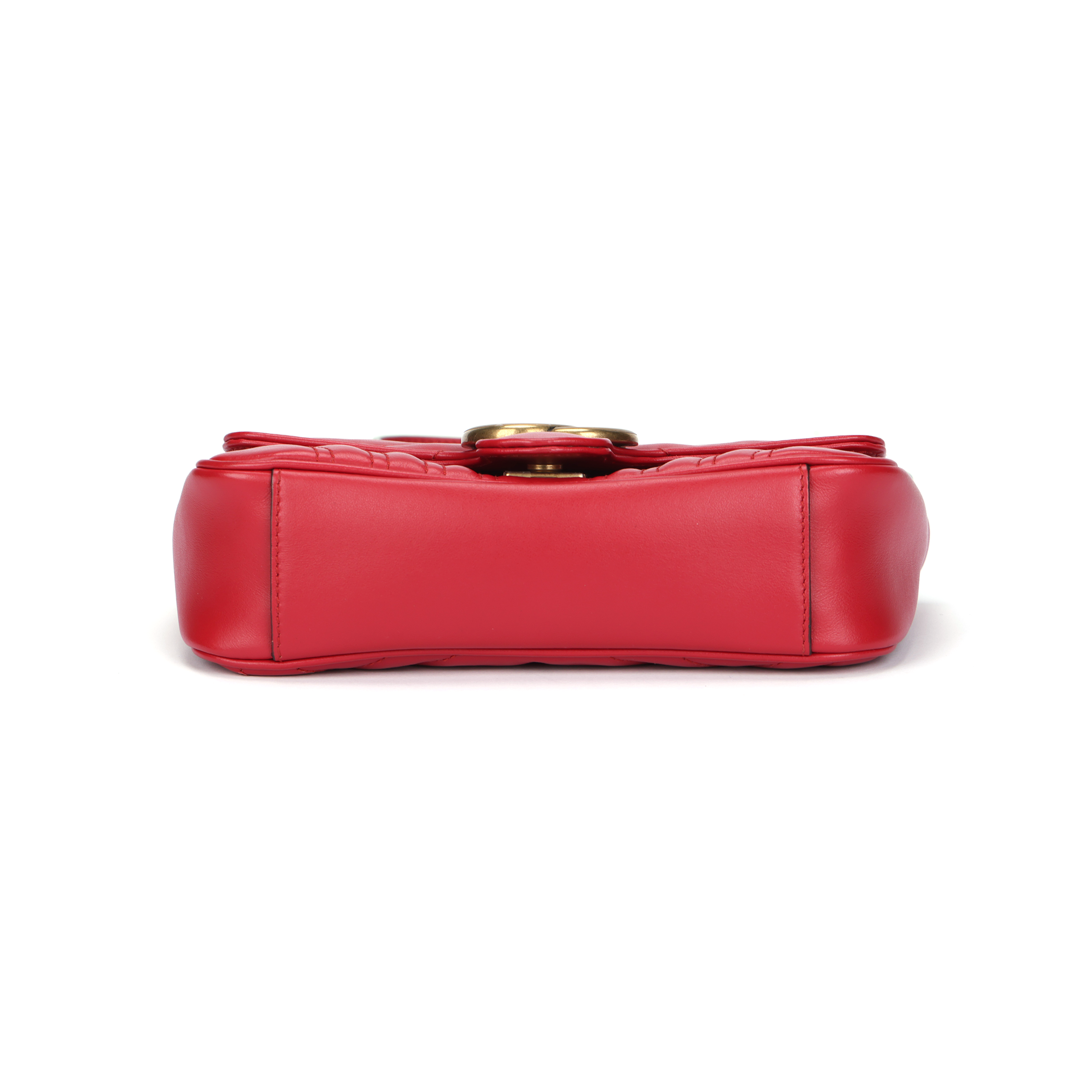 Женская сумка Gucci GG Marmont (красная) — фото 4