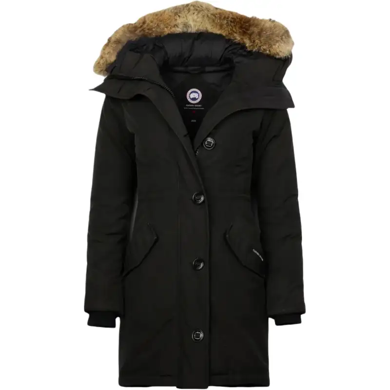 Canada Goose Black Logo Rossclair Collection Down Jacket Winter Women's Black