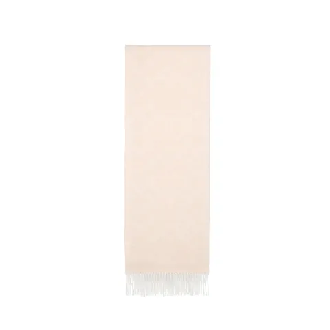 COACH Cashmere Knit Scarves Unisex Light Camel/Beige