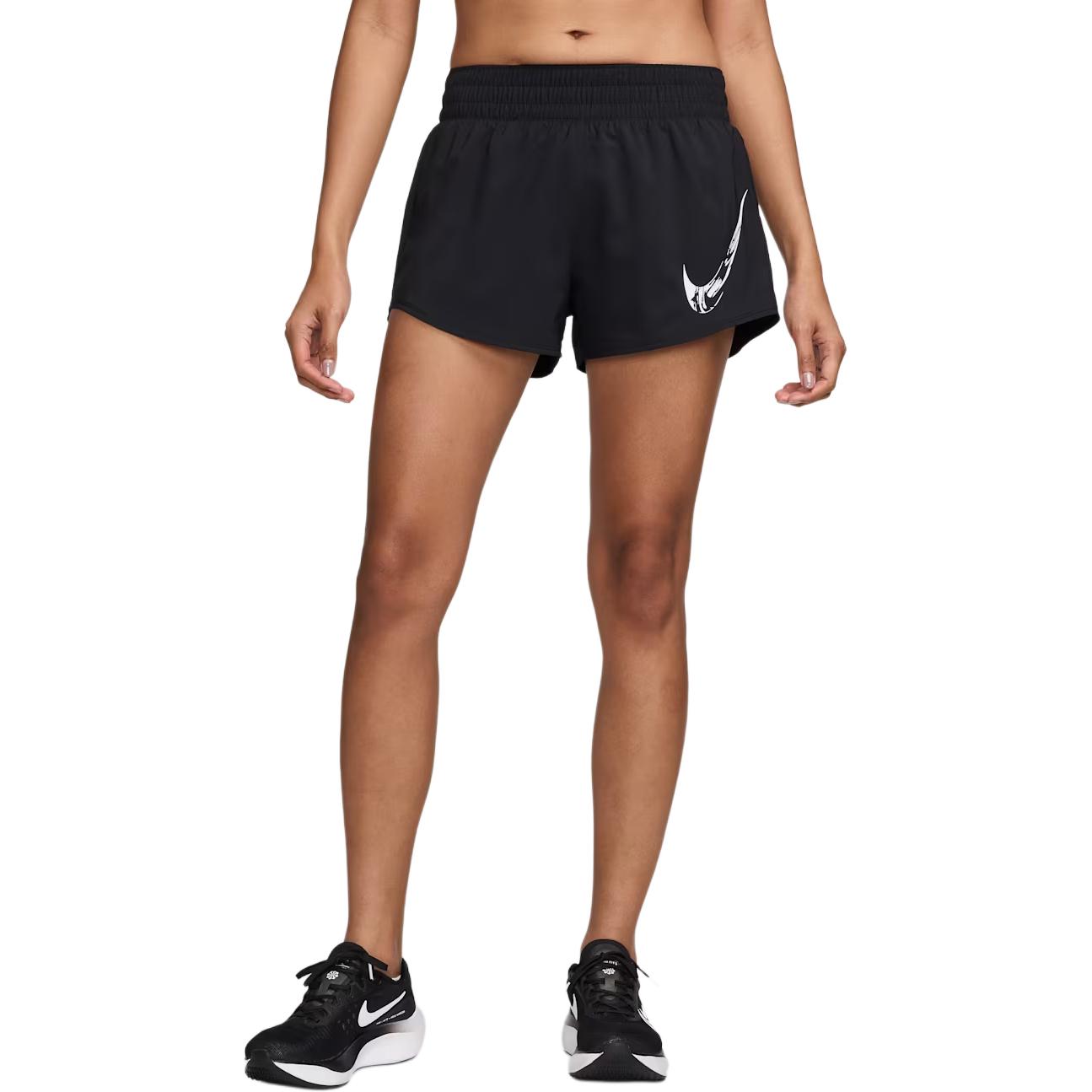 Женские шорты Nike One Dri-FIT (черные)