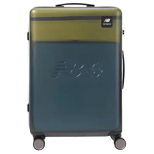 New Balance Large Capacity Casual Suitcase Luggage Unisex Blue/Green