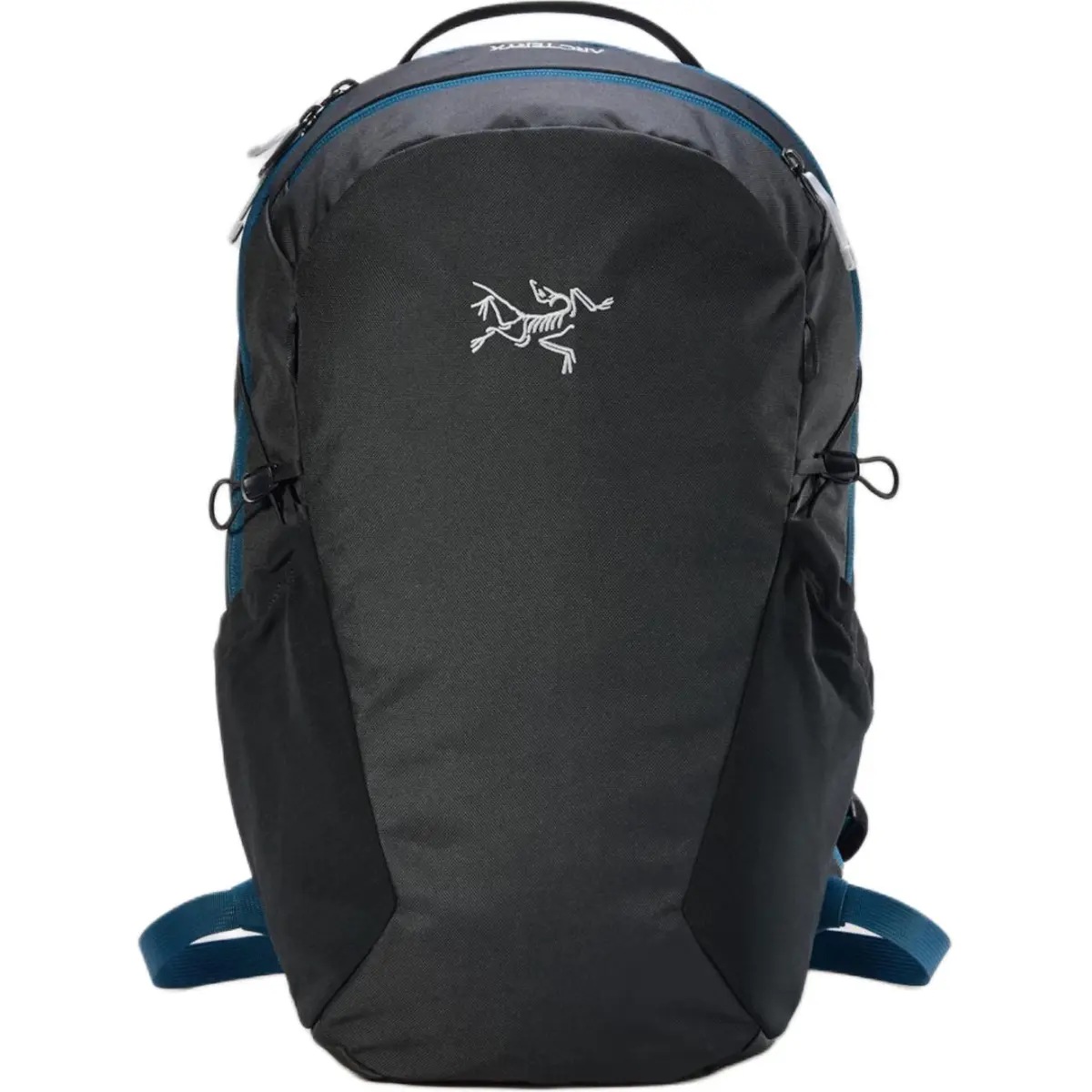 Arc'teryx Mantis 16L Mountaineering Bag Outdoor Bag Polyester Black & Azure Blue Unisex