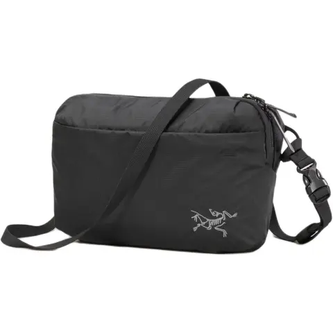 Arc'teryx Heliad 2.5L Shoulder Bag, Crossbody Bag, Outdoor Bag Silicone Resin Black Unisex