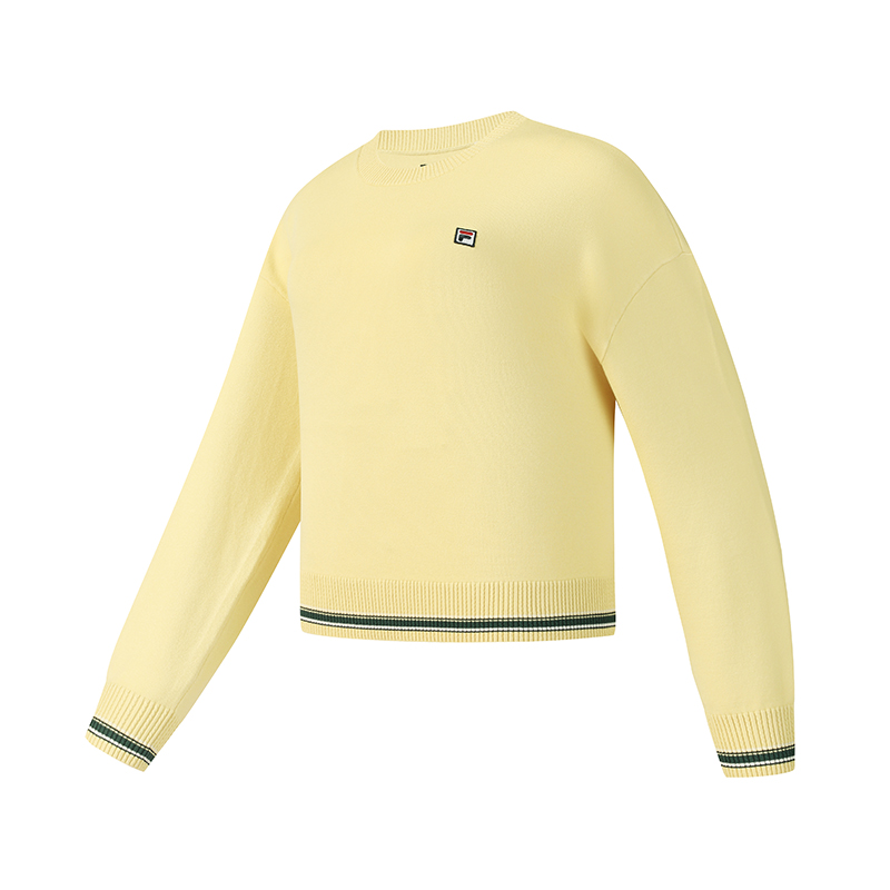 Женская кофта Fila Tennis Sweater (желтая)