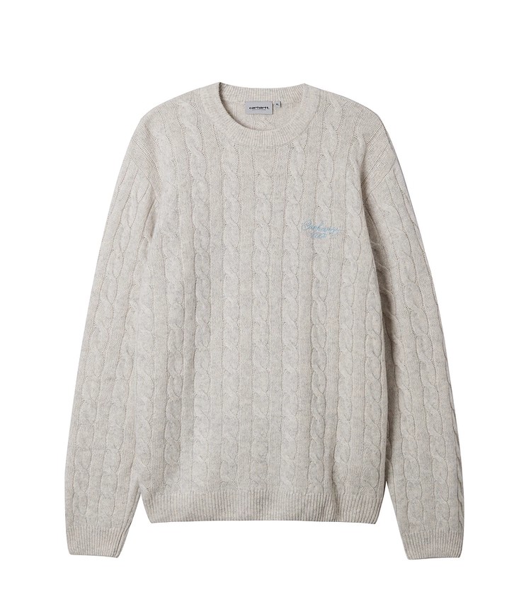 Мужской свитер Carhartt WIP Embroidered Sweater (черный)
