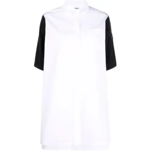 PRADA FW21 Short Sleeved Dress Women's White