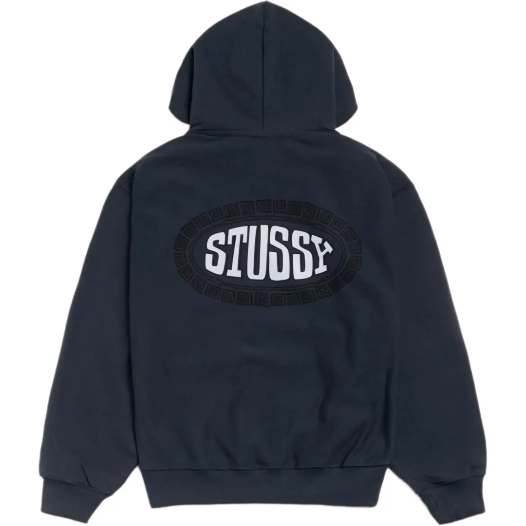 Stussy FW25 TILE OVAL HOODIE Sweatshirt Unisex