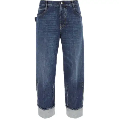 Bottega Veneta Turn-Up Hem Denim Jeans