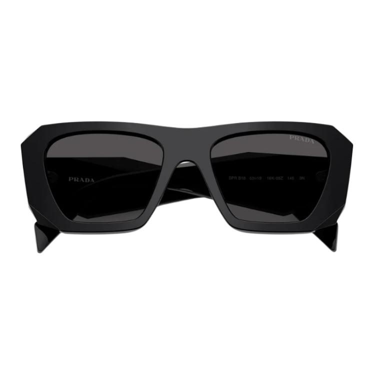 Унисекс очки Prada SPR B18 16K-08Z (черные) — фото 4