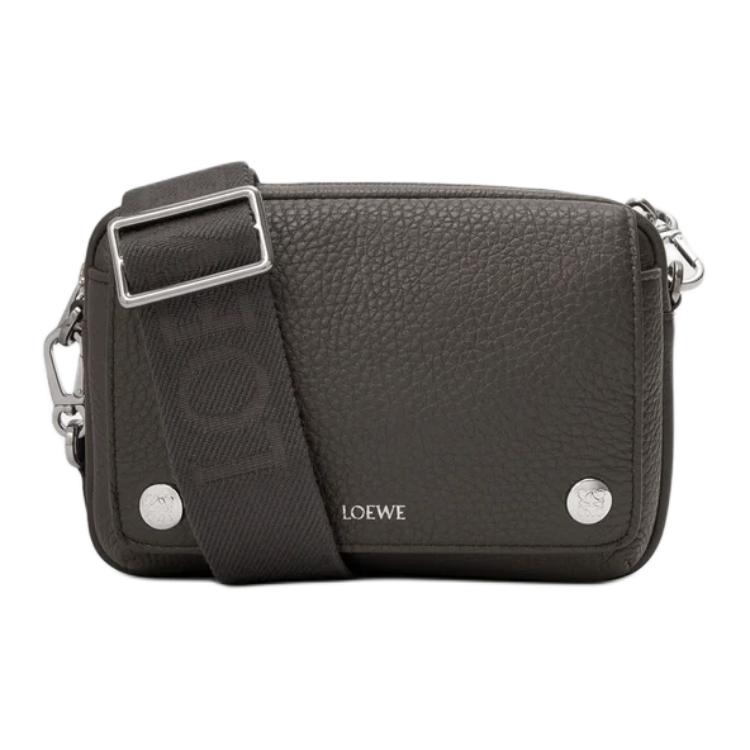 Мужская сумка LOEWE Pebble (темно-серая)