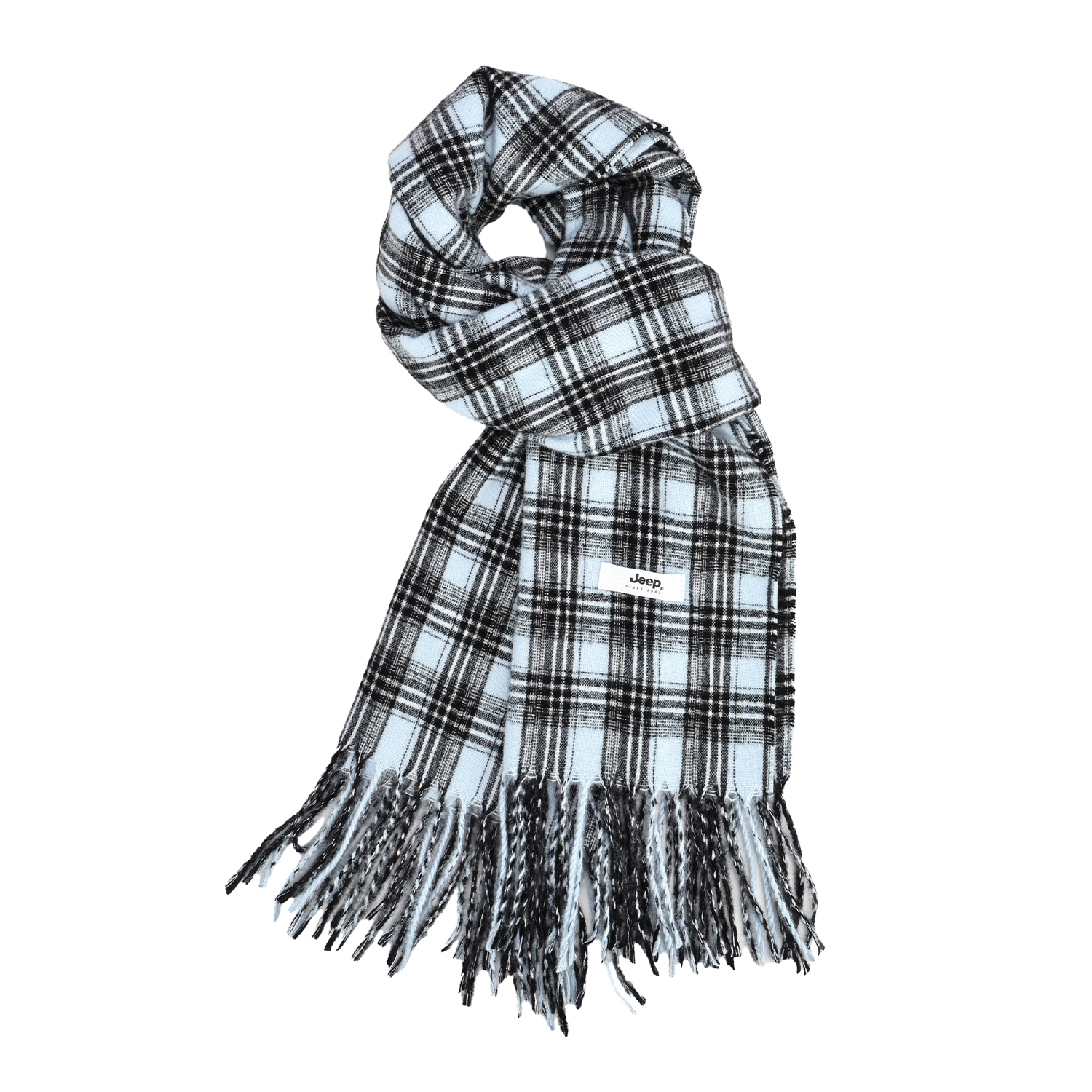 Шарф Jeep Checked Scarf (зелено-коричневый)