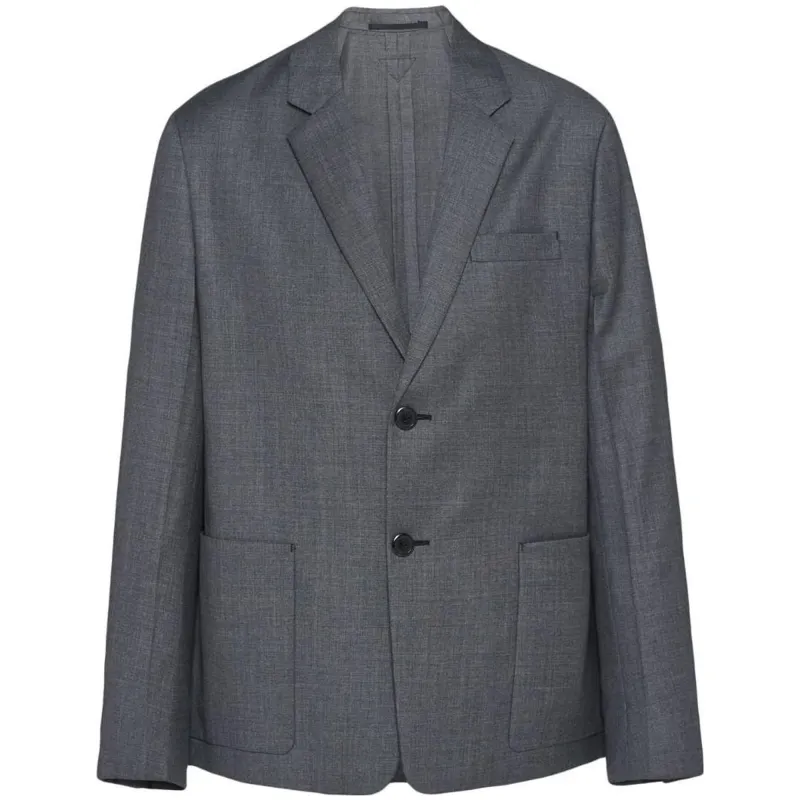 PRADA Single breasted Wool Blazer
