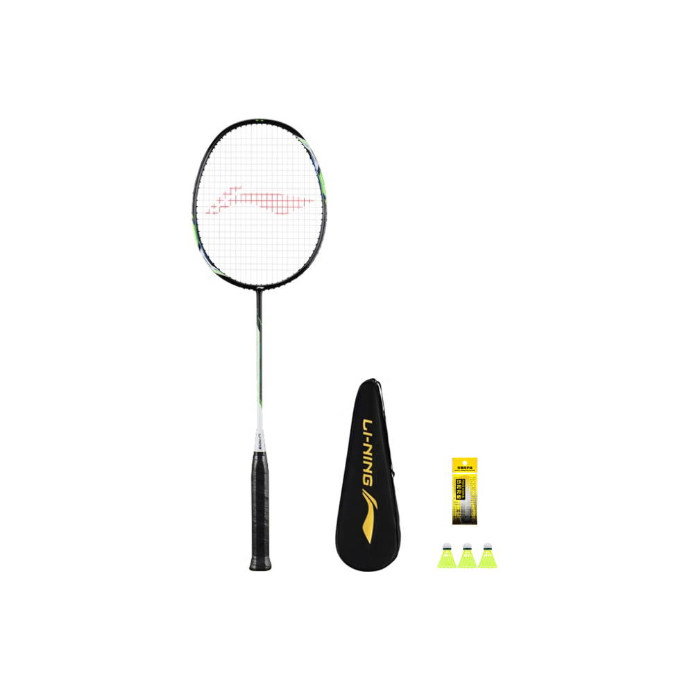 Li Ning Halberd 900 Carbon Aluminum Badminton Rackets Offensive Type Heavy Head, Stiff Shaft Entry level 665mm Unisex