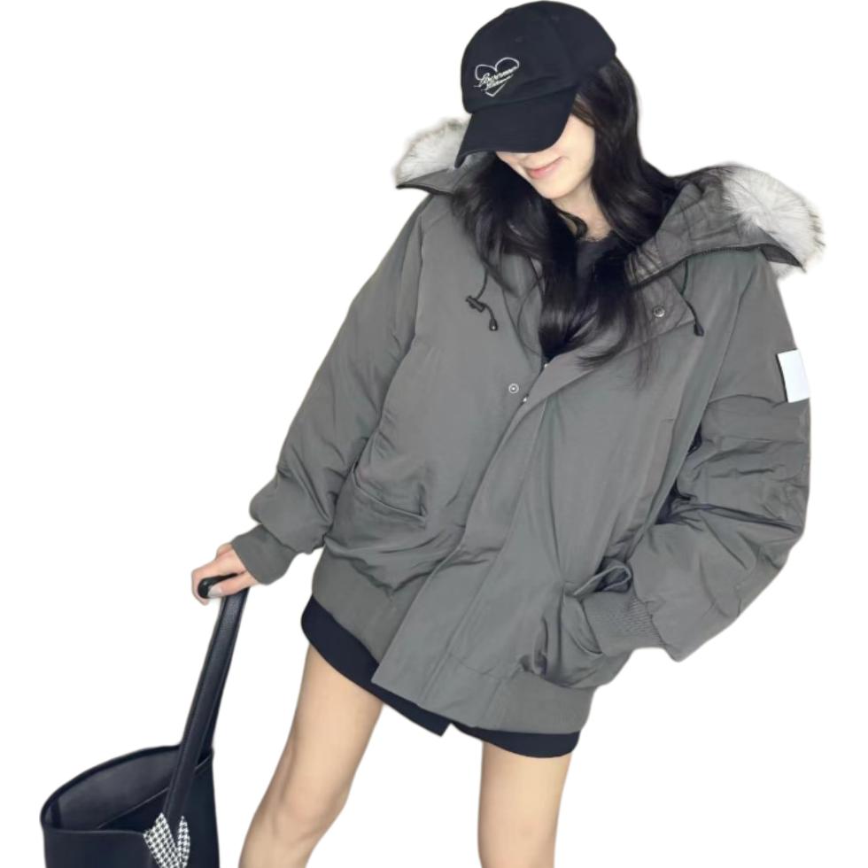 Cotton Gene Parka Coats Women's Hooded Thickened — изображение 2