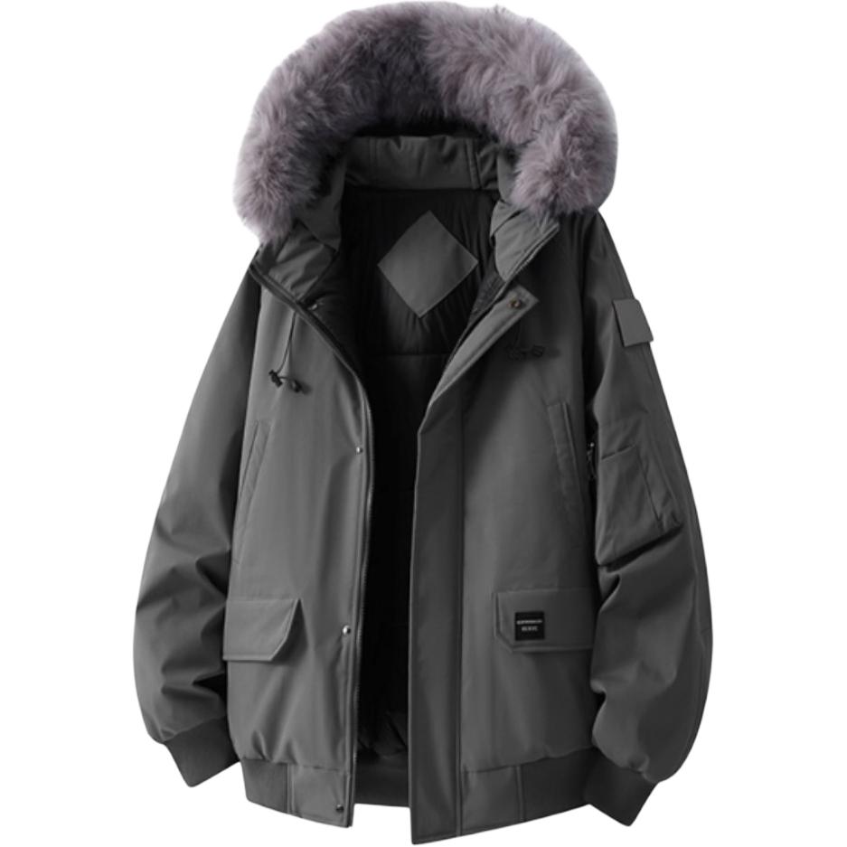 Cotton Gene Parka Coats Women's Hooded Thickened — изображение 3