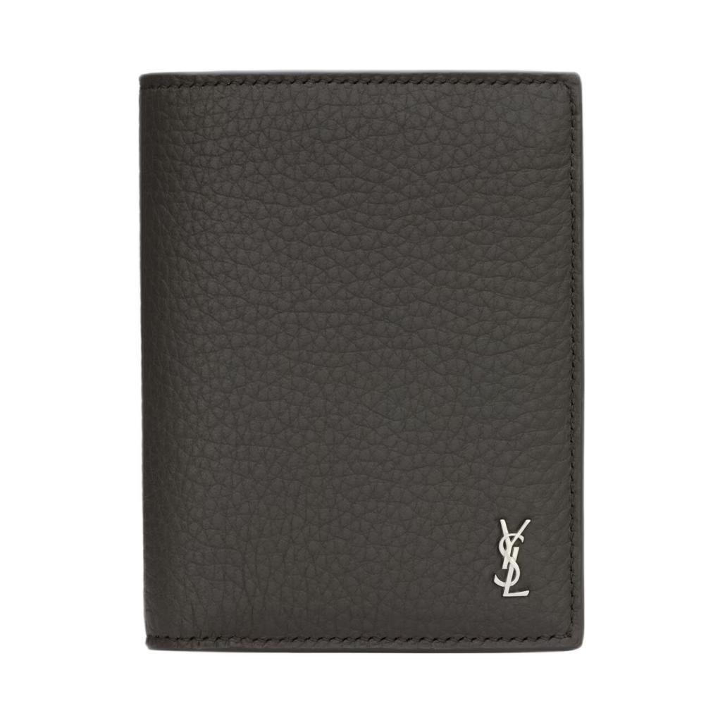 Мужской кошелек SAINT LAURENT YSL CASSANDRE (серый)