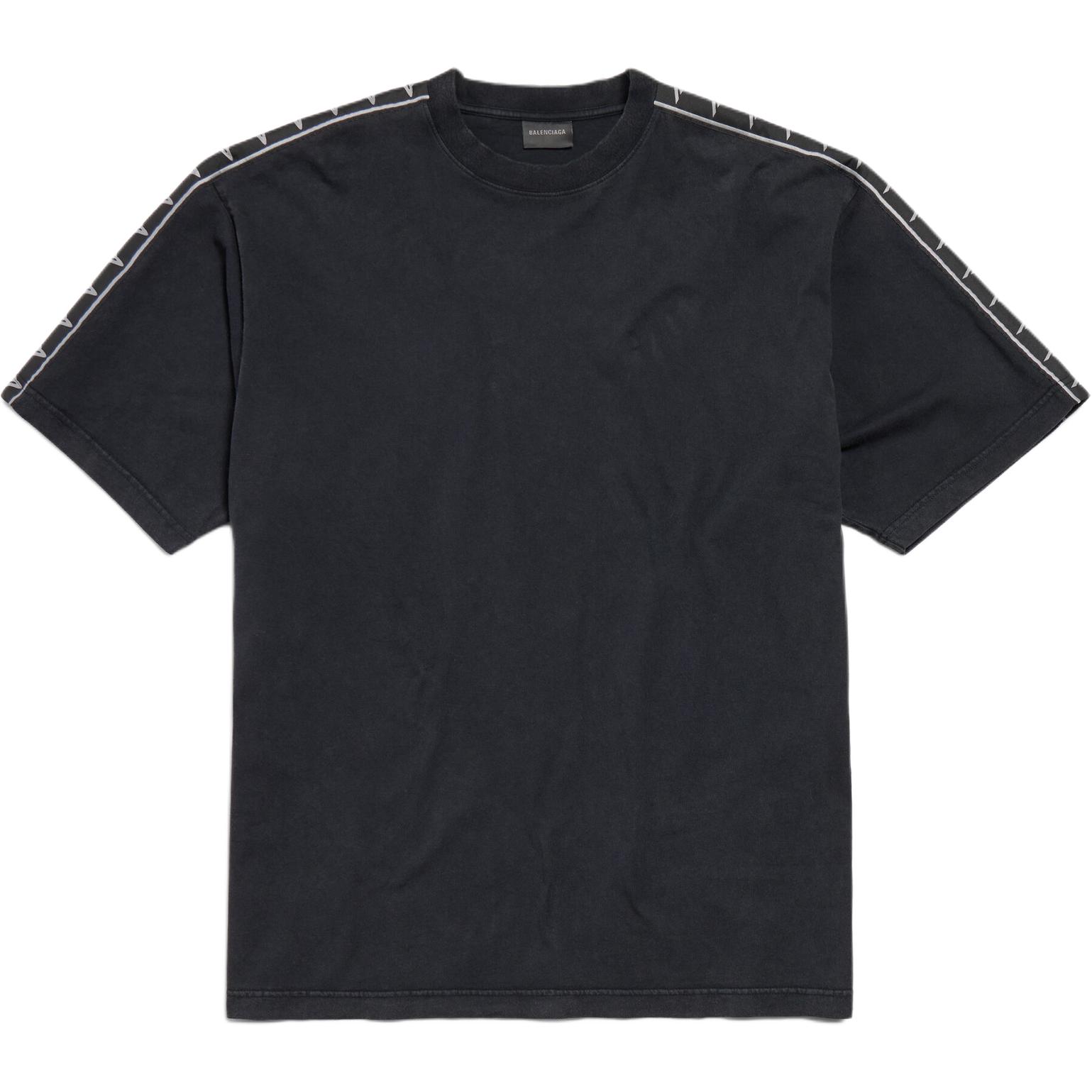 Мужская футболка Balenciaga SS26 (черно-белая)