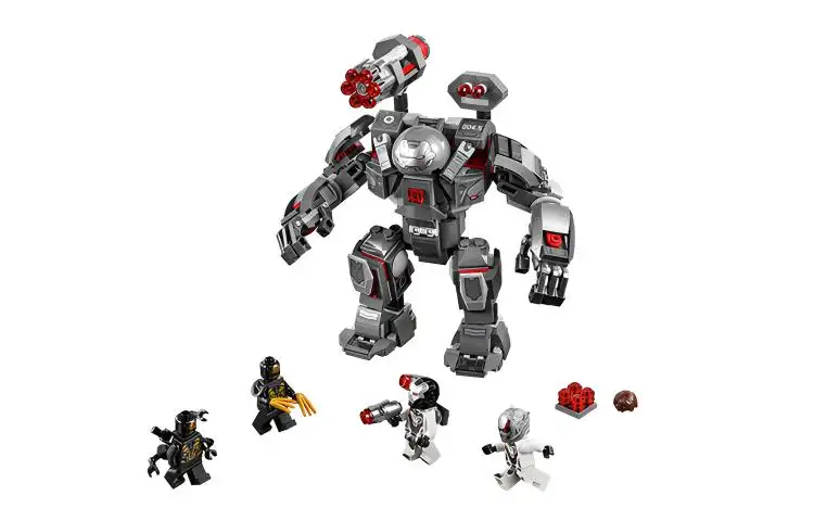 LEGO LEGO Marvel Series War Machine Super Heroes Other Characters Avengers Heavy Armed Mecha Exquisite Assembly Plastic Building Blocks 301-600 76124