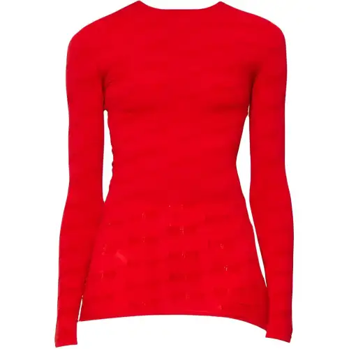 Balenciaga T Shirt Women's Red Regular Fit