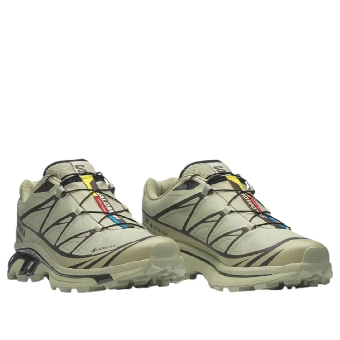SALOMON XT 6 Casual Running Shoes Unisex Beige Gray