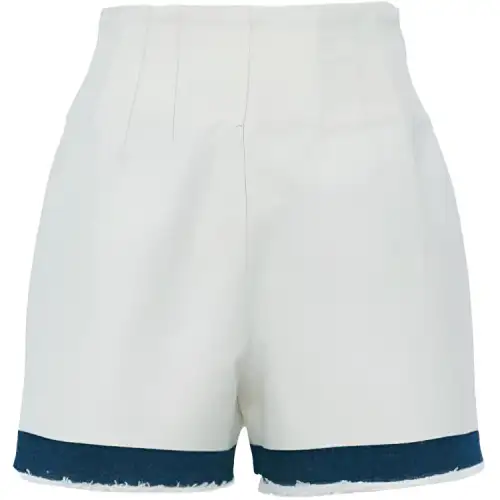 PRADA SS22 Denim Shorts Women's White