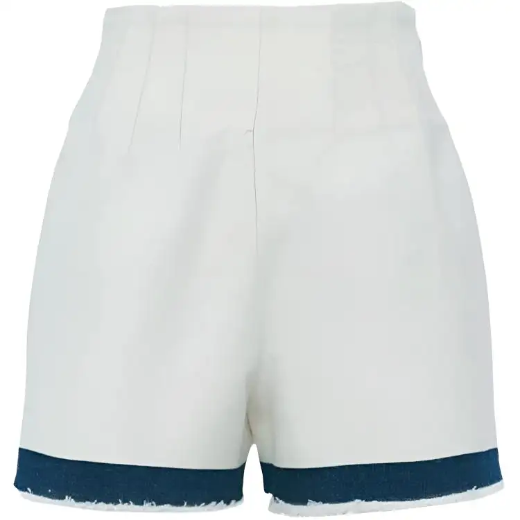 PRADA SS22 Denim Shorts Women's White