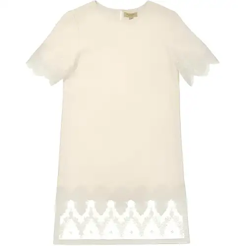 Burberry Short Sleeved Dress Women's White