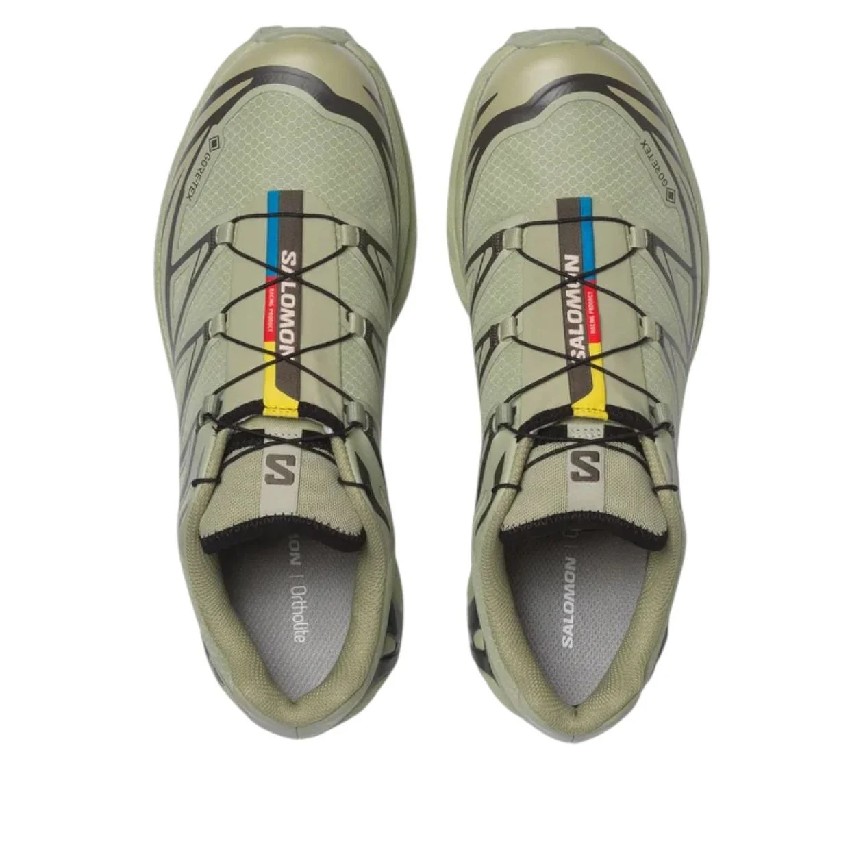 SALOMON XT 6 Casual Running Shoes Unisex Beige Gray
