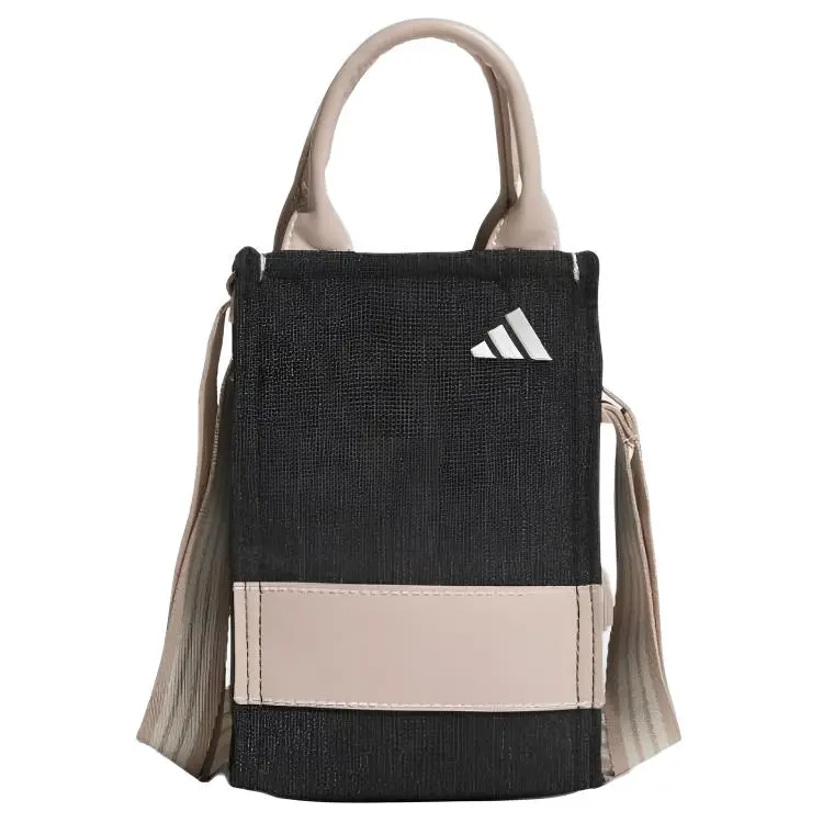Adidas Fabric One Shoulder Handbag Unisex Black