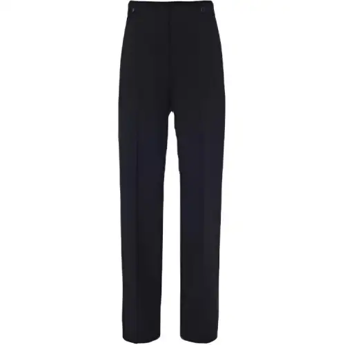 THE ROW Casual Pants Women's Black Moderate Straight Fit Pants