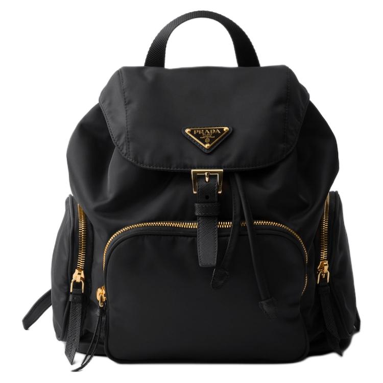 Женский рюкзак Prada Re-Nylon (черный)