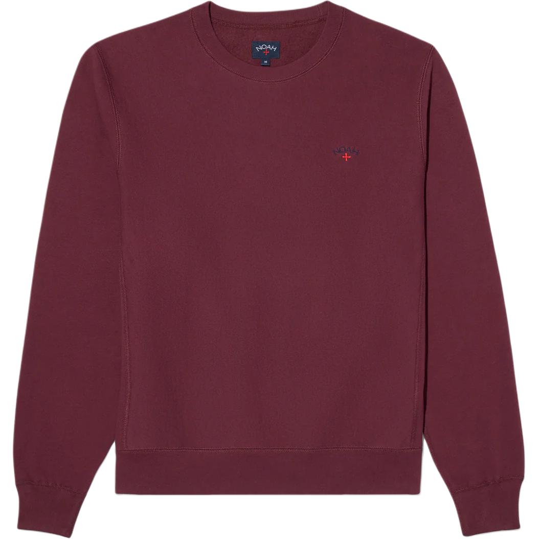 Худи NOAH Classic Crewneck (бордовое)
