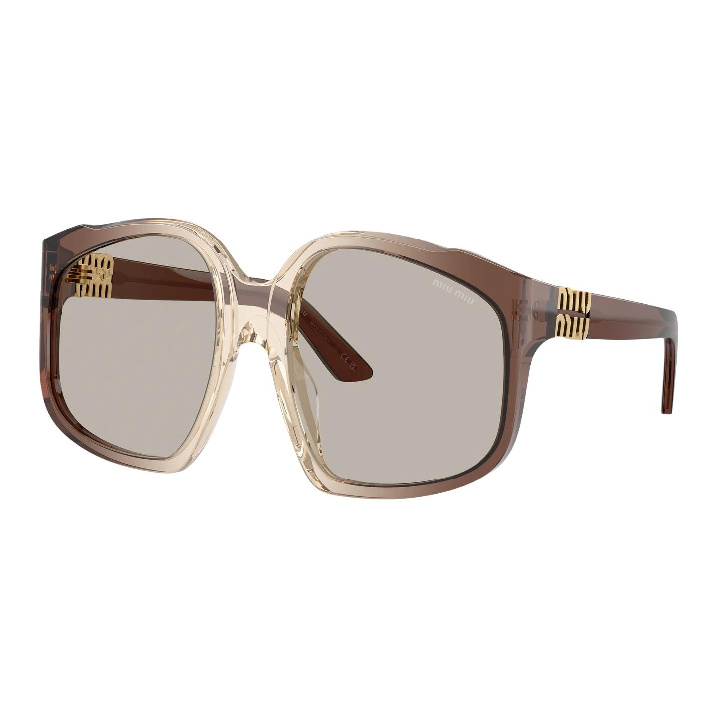 Женские очки MIU MIU (коричневые)
