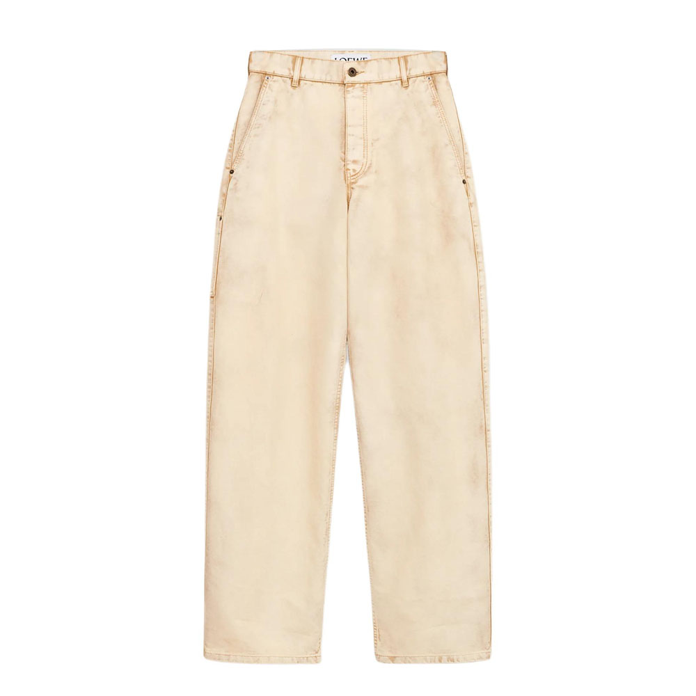 Мужские штаны LOEWE LOEWE SS26 (бежевые)