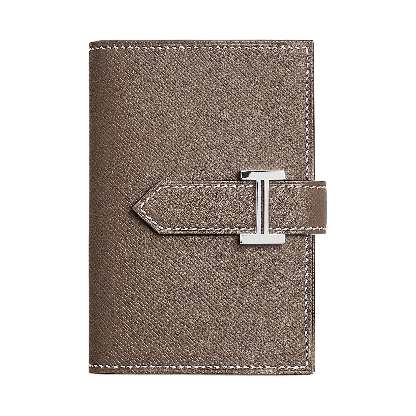 Женский кошелек Hermes Bearn 8 (серый)
