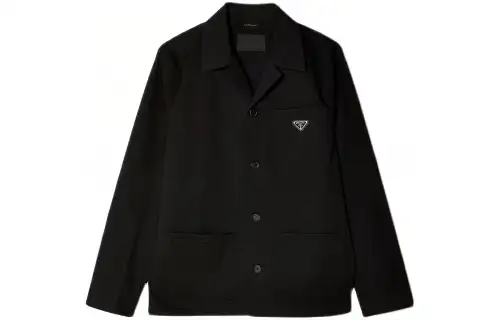 PRADA Business Suits Men's Black Suit Collar Moderate Other