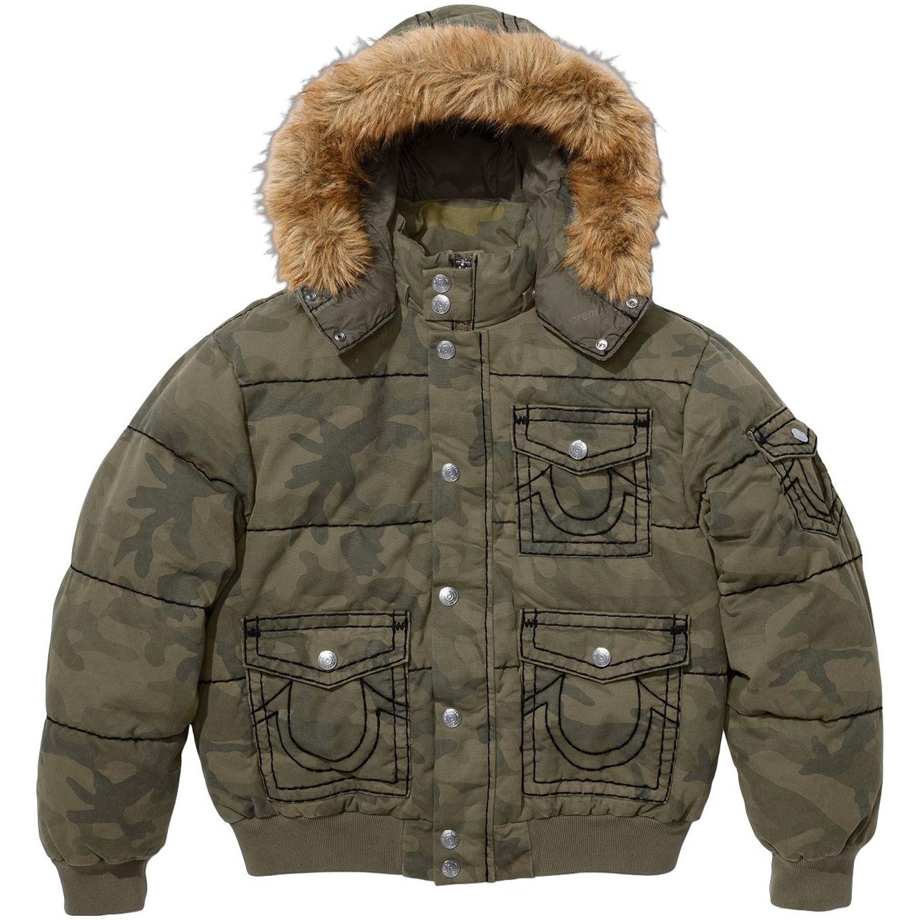 Supreme x TRUE RELIGION FW25 WEEK13 Puffer Jacket Down Jacket