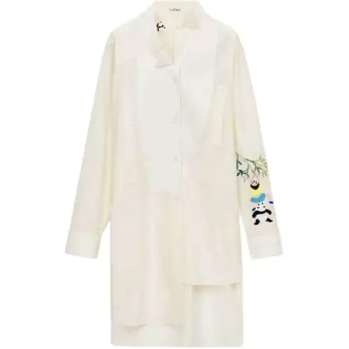 LOEWE SS24 Shirt Women's Ivory White