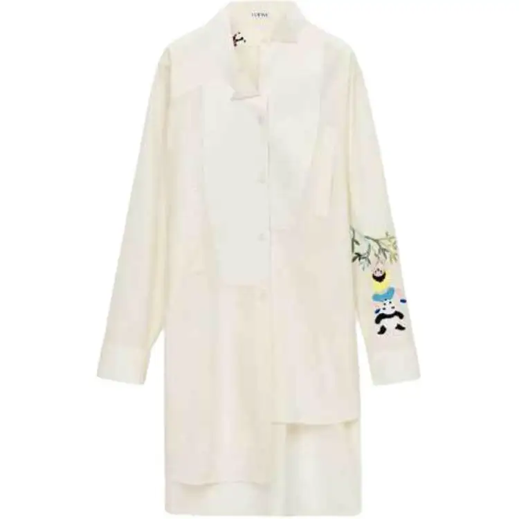 LOEWE SS24 Shirt Women's Ivory White
