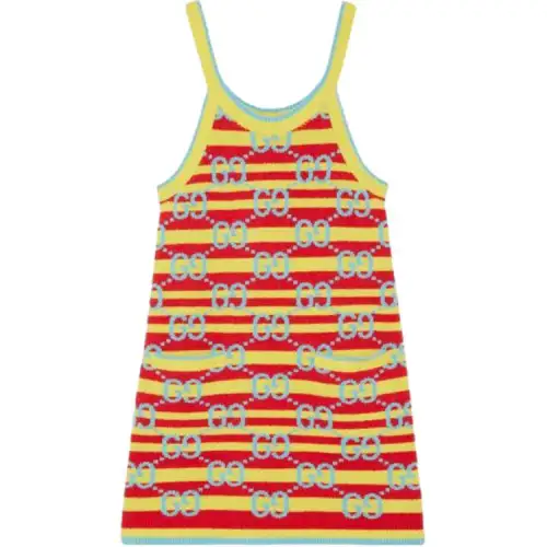 GUCCI Slip Dresses Women's Multicolor Moderate Short