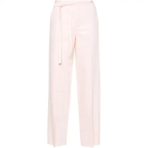 Kenzo belted straight-leg trousers