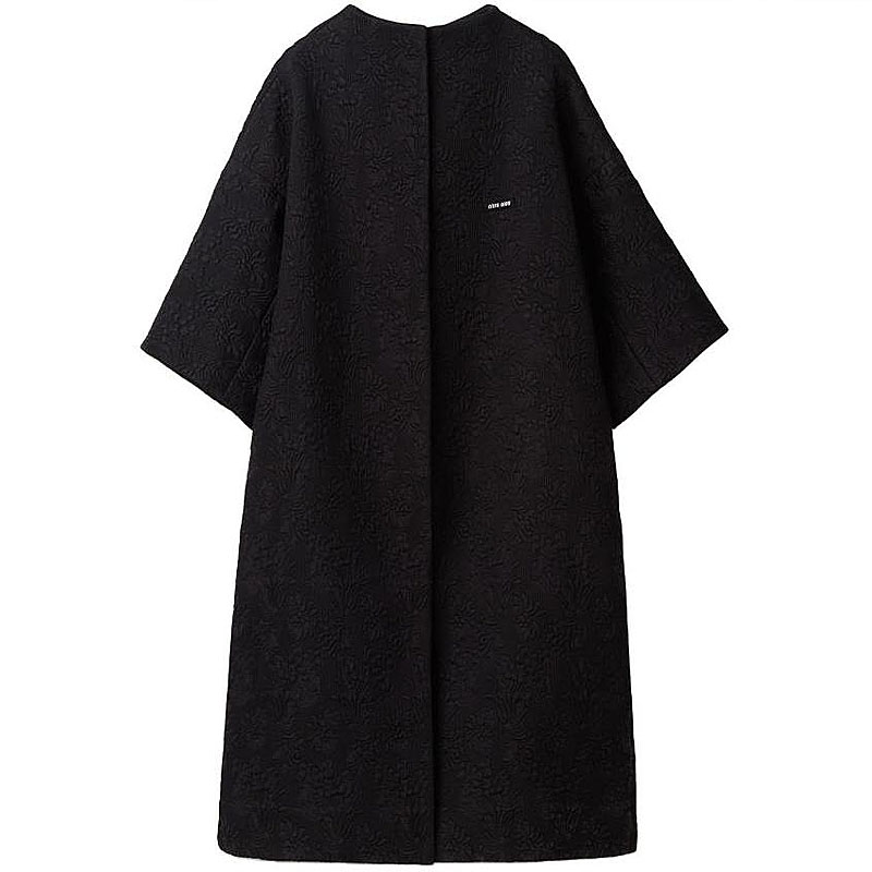 MIU MIU Matelassé SS24 Jackets & Coats Women's Black