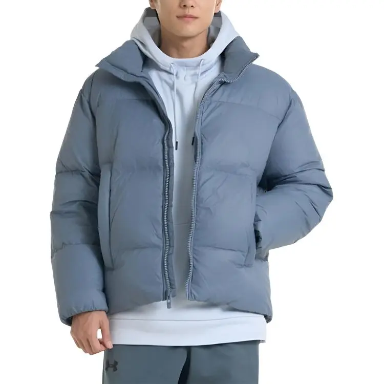 Under Armour ColdGear Infrared Down Jacket Men's Gray Blue
