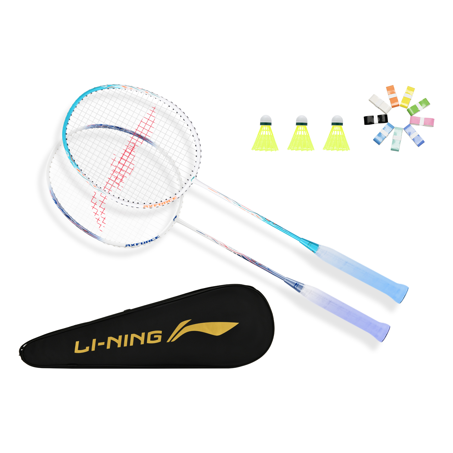 Li Ning Thunder 9 Carbon Aluminum Badminton Rackets Offensive Type Heavy Head, Stiff Shaft Entry level 665mm Strung