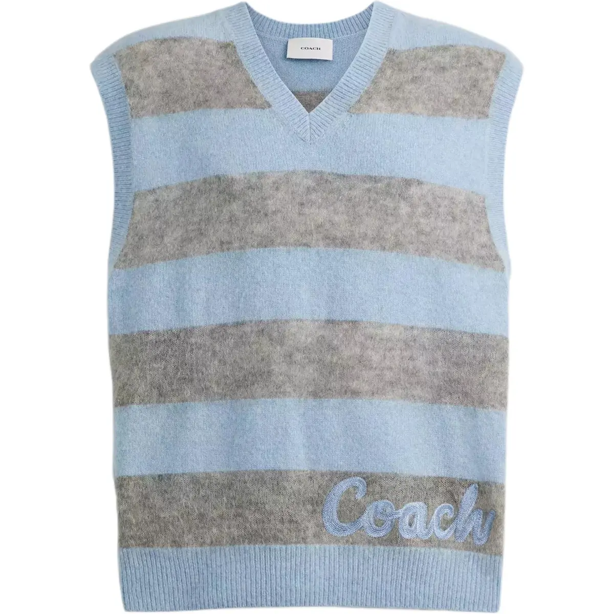 COACH SS24 Tank Top Unisex Blue