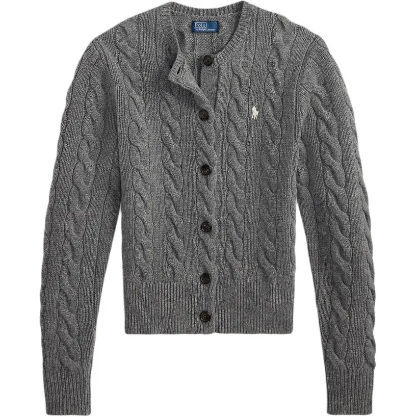 Polo Ralph Lauren FW25 Sweater Slim Fit Women's Gray