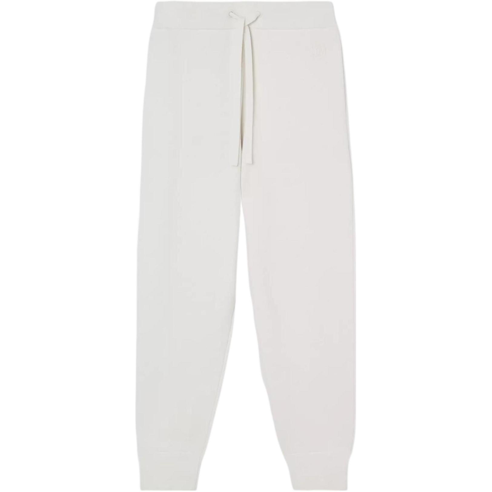 Burberry FW22 Knitted Sweatpants Women's White