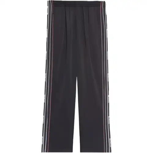 Balenciaga Stripe Tracksuit Pants 'Black'