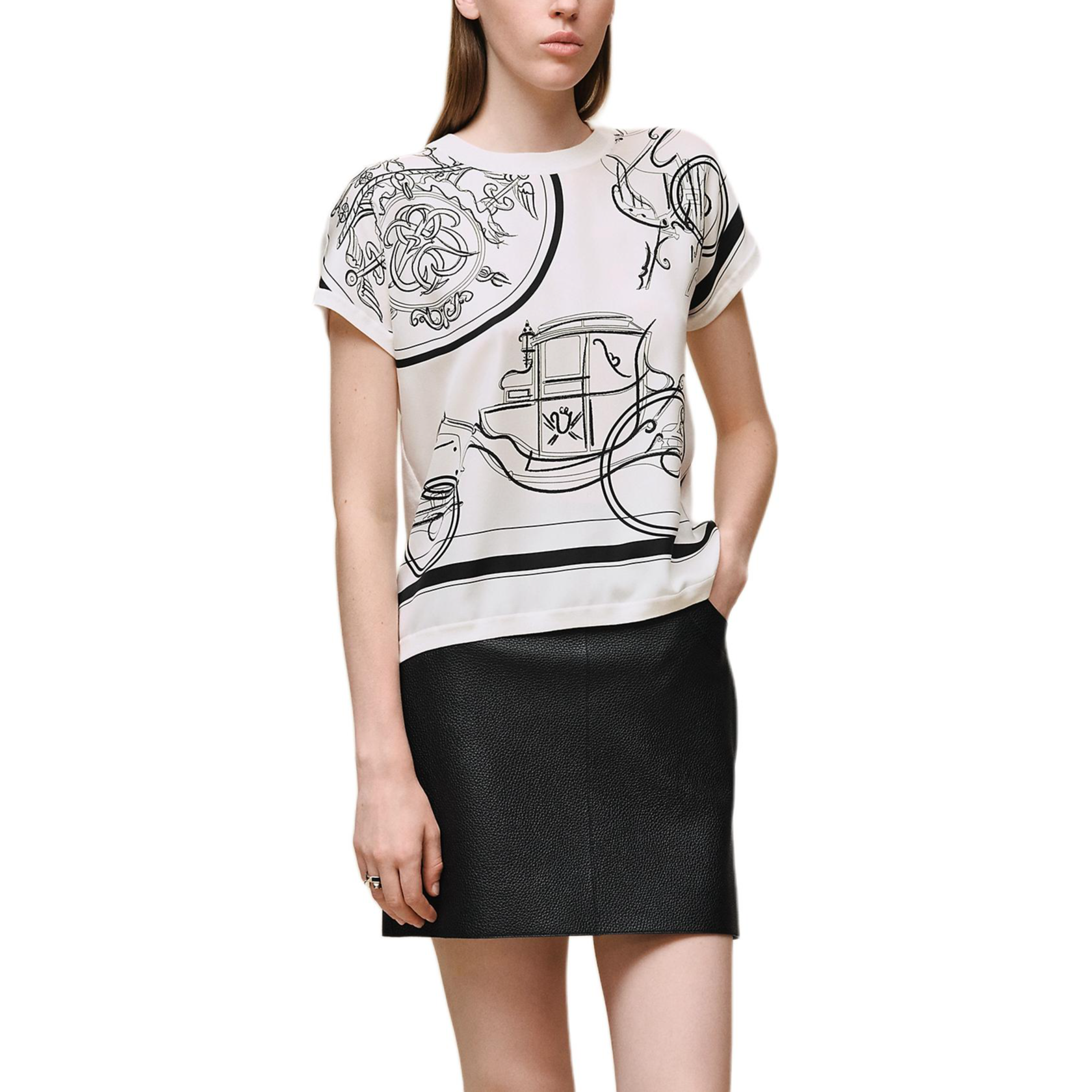 Женские футболки Hermes (разноцветный)